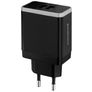 Mobiparts Dual USB Cargador 4,6A - Negro