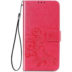 Mobigear Clover Samsung Galaxy S20 FE Pungetui med Seddelrum - Magenta