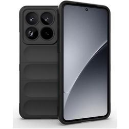 Mobigear Bumpy Xiaomi 15 Pro Flexibilní TPU Zadní kryt - Černá