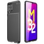 Mobigear Racing Samsung Galaxy M32 4G Fleksibel TPU Bagsidecover - Sort