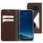 Mobiparts Classic Wallet Samsung Galaxy S8 Pungetui med Seddelrum - Brun