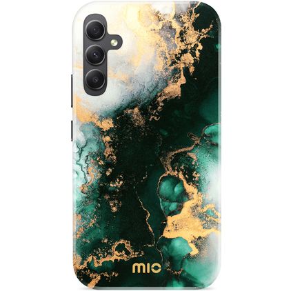 MIO Samsung Galaxy A34 MagSafe Hardcase Back cover - Green Marble