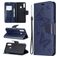 Mobigear Butterfly Samsung Galaxy A20s Plånboksfodral med sedelfack - Mörkblå