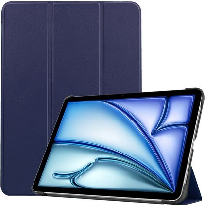 Mobigear Tri-Fold iPad Air 11 polegadas (2025) Capa livro - Azul escuro