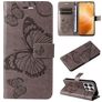 Mobigear Butterfly Xiaomi 14T Pro Capa livro Carteira - Cinzento