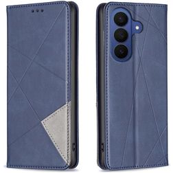 Mobigear Rhombus Slim Samsung Galaxy S26 FE Cover a libro - Blu