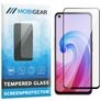 Mobigear Premium OPPO A96 Härdat glas Skärmskydd - Skalvänligt - Svart