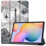 Mobigear Tri-Fold Samsung Galaxy Tab S6 Lite Pungetui - Eiffel Tower