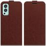 Mobigear OnePlus Nord 2 Capa flip - Castanho