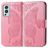 Mobigear Butterfly OnePlus Nord 2 Plånboksfodral med sedelfack - Rosa