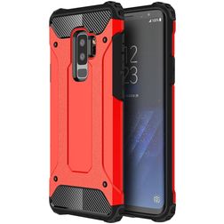 Mobigear Outdoor Samsung Galaxy S9 Plus Funda Plástico rígido Carcasa Antigolpes - Rojo
