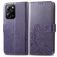 Mobigear Clover POCO X5 Pro Wallet case - Purple