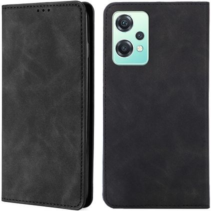 Mobigear Retro Slim Realme 9 Pro Plånboksfodral med sedelfack - Svart