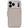 Decoded Detachable Wallet iPhone 17 Pro Max MagSafe Funda Piel auténtica Funda tipo libro 2 en 1 con carcasa extraíble Cartera - Solid Clay