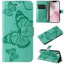 Mobigear Butterfly iPhone 16e Pungetui med Seddelrum - Grøn