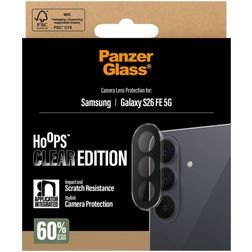 PanzerGlass Hoops Rings Samsung Galaxy S26 FE Härdat glas Kameralinsskydd - Skalvänligt - Svart
