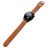 Mobigear Bumpy Silicone Smartwatch Strap Buckle closure - 22 mm - Brown