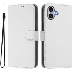 Mobigear Urban Wallet iPhone 16 Plus Pungetui med Seddelrum - Hvid