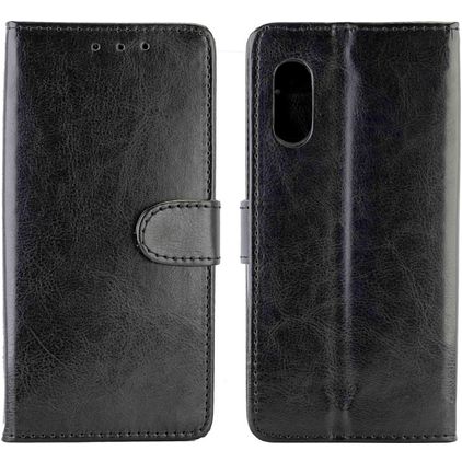 Mobigear Wallet Samsung Galaxy Xcover Pro Funda tipo libro Cartera - Negro