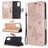 Mobigear Butterfly Samsung Galaxy S20 Pungetui med Seddelrum - Rosaguld