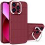 Mobigear Cube iPhone 14 Kova Suojakuori + Teline - Punainen