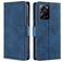 Mobigear Croco POCO X5 Pro Funda tipo libro Cartera - Azul