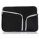 Mobigear Double Zipper Funda Neopreno (max 27 cm x 36 cm) para portátil - Negro