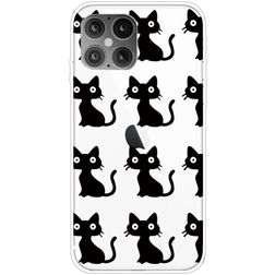 Mobigear Design iPhone 12 Pro Max TPU flexible Carcasa - Cat
