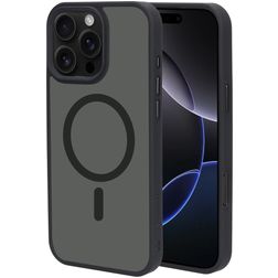 Mobiparts Hardcover iPhone 16 Pro Max MagSafe Funda Plástico rígido Carcasa - Satin Black