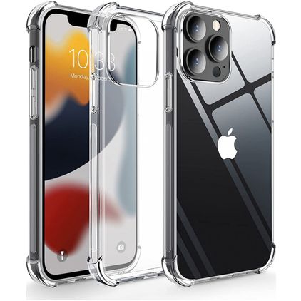 Mobigear Cushion Clear iPhone 13 Pro Max Flexible TPU Back cover Shockproof - Clear