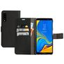 Mobiparts Saffiano Wallet Samsung Galaxy A7 (2018) Lompakkokotelo + Setelitasku - Musta