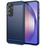Mobigear Brushed Slim Samsung Galaxy A55 TPU flexível Capa traseira - Azul