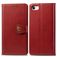 Mobigear Snap Button iPhone 7 Cover a libro portafoglio - Rosso