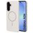 Mobiparts Slim Line Samsung Galaxy A36 MagSafe Hardcase Etui plecki - Off White