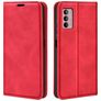 Mobigear Retro Slim Motorola Moto G42 Wallet case - Red