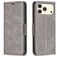 Mobigear Excellent iPhone 17 Pro Wallet case - Grey