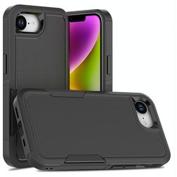 Mobigear Heavy Armor iPhone 16e Kova Suojakuori Iskunkestävä - Musta