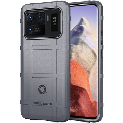 Mobigear Rugged Shield Xiaomi Mi 11 Ultra Flexibel TPU Skal Stötsäkert - Grå