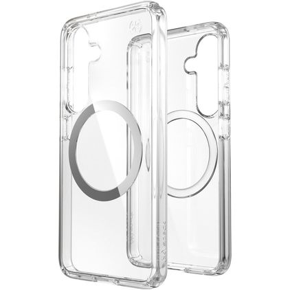 Speck Presidio2 Clear Transparentní Samsung Galaxy S25 MagSafe Tvrdý plast Zadní kryt odolný proti nárazům - Průhledná