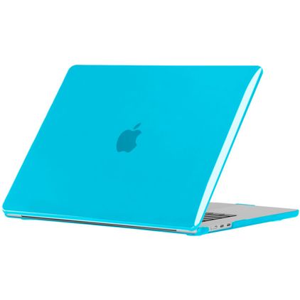 Mobigear Glossy MacBook Air 13 cali (2022-2026) Etui Hardshell - Obudowa ochronna na laptopa MacBook - Niebieski - Model A2681 / A3113 / A3240 / A3449