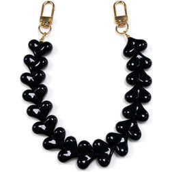 Mobigear Heart Uniwersalna regulowana smycz do telefonu Tworzywo sztuczne - Deep Black
