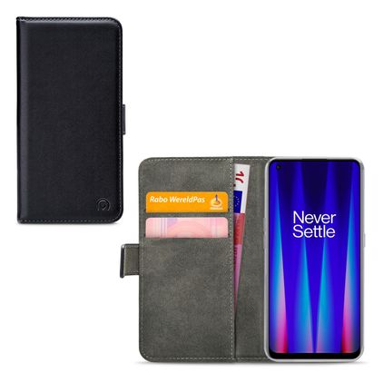 Mobilize Classic Gelly Wallet OnePlus Nord CE 2 Lompakkokotelo + Setelitasku - Musta