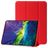 Mobigear Tri-Fold Gel iPad 11 (2025) TPU / Cuero sintético Funda tipo libro - Rojo