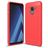 Mobigear Brushed Slim Samsung Galaxy A8 (2018) TPU flexible Carcasa - Rojo