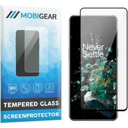 Mobigear Premium OnePlus 10T Vidro temperado Película de ecrã - Compatível com capas - Preto