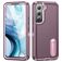 Mobigear Rugged Stand Samsung Galaxy S23 Plus Funda Plástico rígido Carcasa Antigolpes con soporte - Morado
