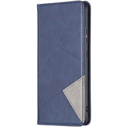 Mobigear Rhombus Slim Xiaomi 12 Capa livro - Azul