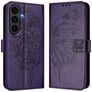 Mobigear Butterfly Samsung Galaxy S26 FE Etui z klapką typu portfel - Fioletowy