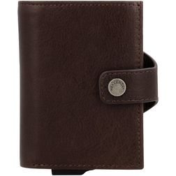 Valenta Card Case Plus Porta-cartões - 8 cartões - Chocolate