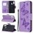 Mobigear Butterfly Samsung Galaxy A20s Wallet case - Purple